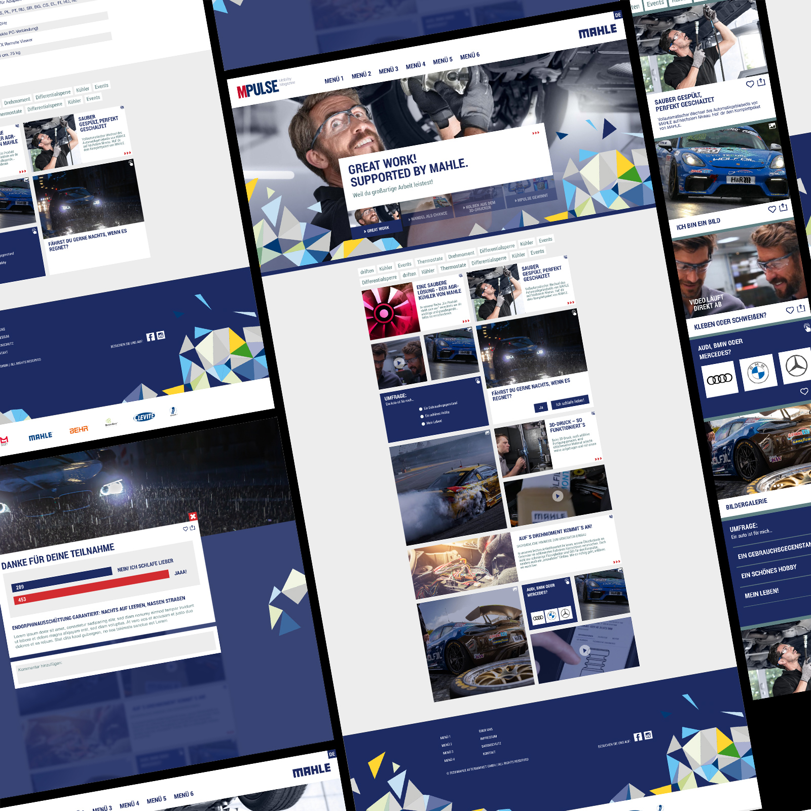 Relaunch UX Design für MAHLE